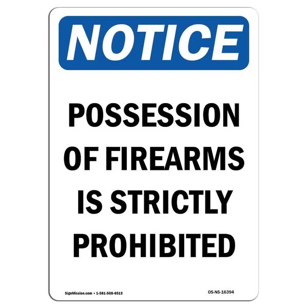 Safety Sign, OSHA Notice, 14